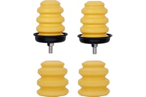 ONER AUTO PARTS 905-208 Front Lower Suspension Control Arm Bumper & 523-049 Control Rear Axle Bumper w/Nut -Bump Stops Compatible with 1999-2006 chevy Silverado 1500 GMC Sierra 1500 Replaces #15712438 ，15153958