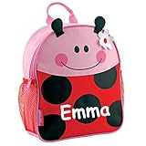 Stephen Joseph Personalized Little Girls' Mini Sidekick Ladybug Backpack With Name