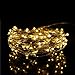 8 Modes String Lights,eTopxizu 33ft 100LED Warm White Battery Operated Powered Copper Wire Starry String Lights With Remote for Outdoor,Indoor,Wedding,Christmas,Party warm,Home,Bedroom,Living Room