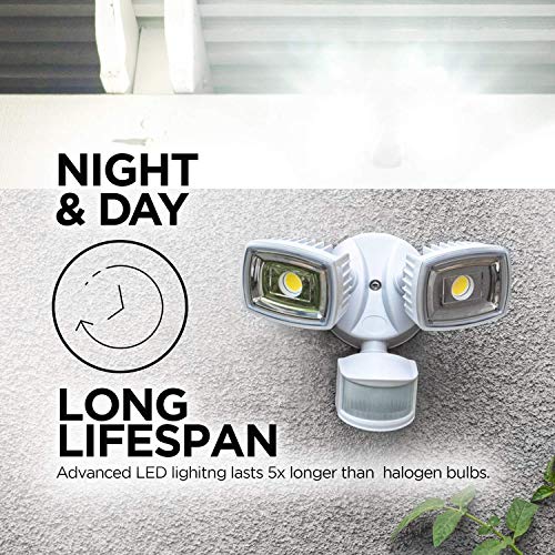 Home Zone Security Motion Sensor Light Outdoor Weatherproof Ultra