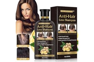 SCOBUTY Ginger Hair Care Shampoo for Hair Growth, Anti-Hair Loss - Promotes Thicker, Fuller and Faster Growing Hair for Men & Women