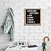Letter Board - Felt Board - Felt Letter Board - Message Board Letter Sign - Letterboard 10x10 Wooden Letter Board Message Sign Letter Boards Stand The Black Decorative Wall Letter Board Set