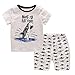 CNBABY Boys Short Pajamas Joyful Food or Sea Hunter 