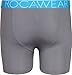 Rocawear Boy's 4 Pack Performance Boxer Brief, Black and Grey, Small/7-8'