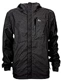 Paradox Mens Waterproof Breathable Rain Jacket Medium Black