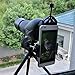 LDGJ Universal Cell Phone Adapter Mount - Compatible with Binocular Monocular Spotting Scope Telescope and Microscope - For Iphone Sony Samsung Moto Etc -Record the Nature of the World