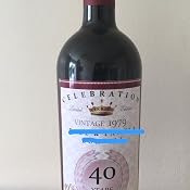 Personalised 40th Ruby Wedding Anniversary Wine/Champagne Bottle Label – N34