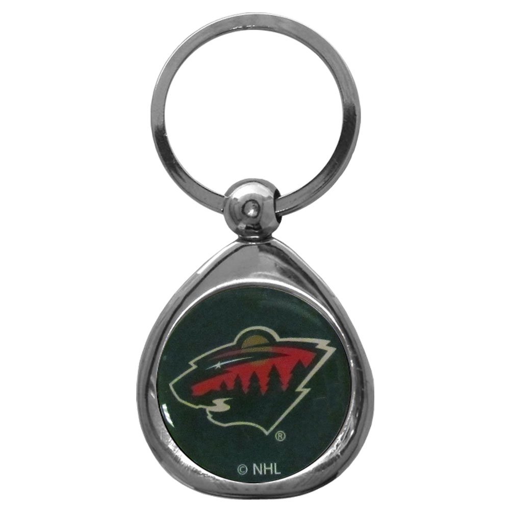 Siskiyou NHL Sports Fan Shop Minnesota Wild Chrome Key Chain One Size Team Colors