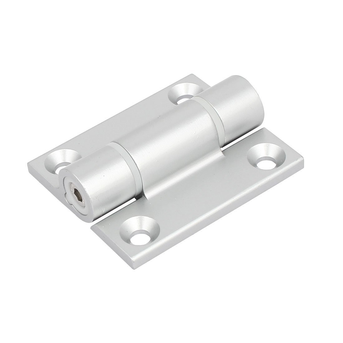 Sourcingmap Household Cabinet Door Zinc Alloy Adjustable Bearing Hinge Silver Tone