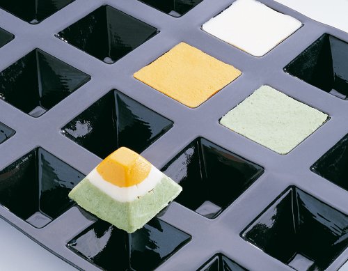 Sasa Demarle FP 01585 Flexipan 3-Ounce Pyramid Pan with 24 Molds - Thumbnail 3