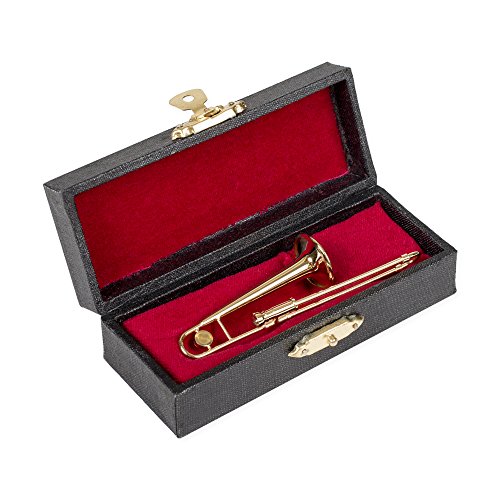 Miniature Trombone w/ Case 3"