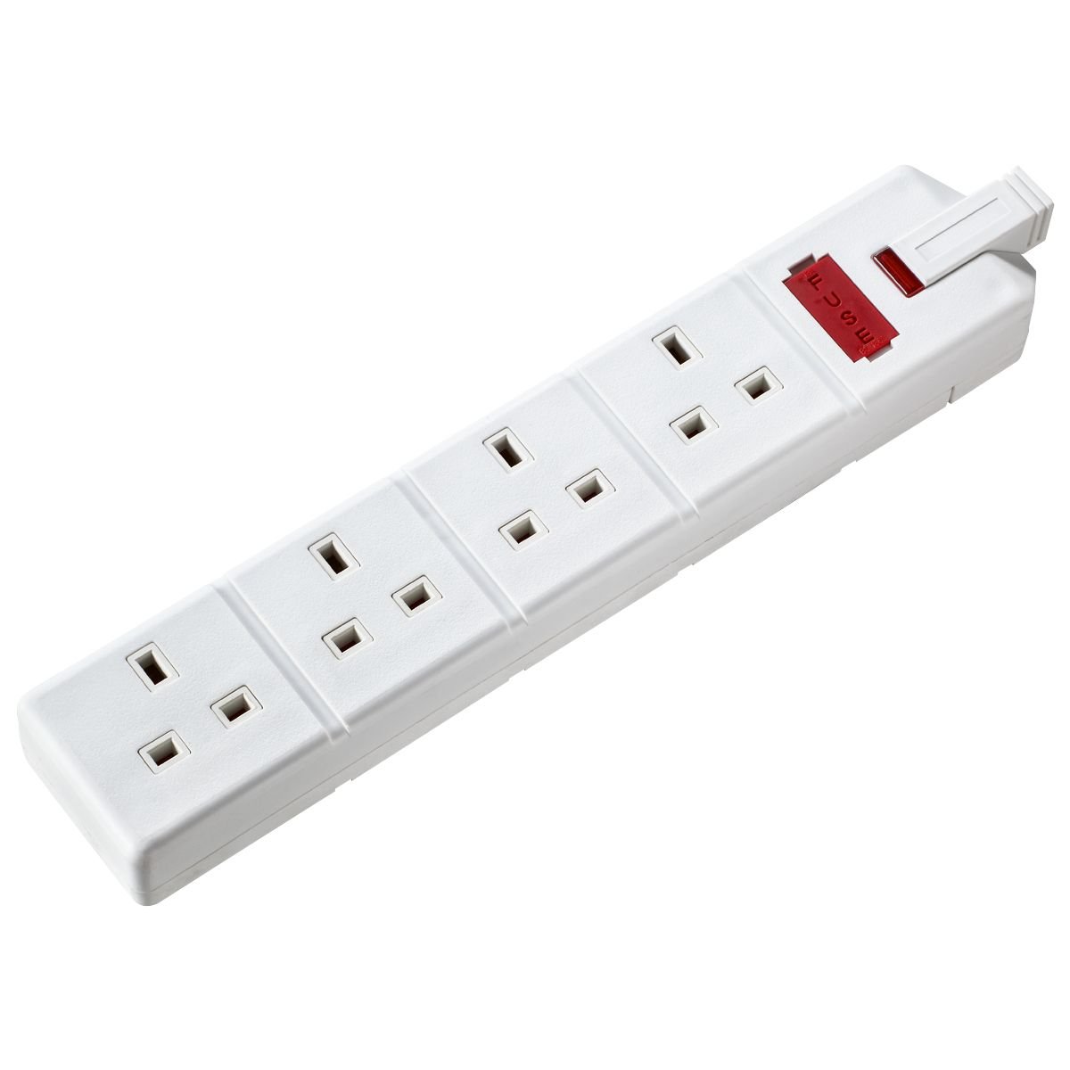 Masterplug Heavy Duty 13A 4G Rewireable Fused Socket with Neon White Amazon.co.uk DIY & Tools