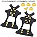 Aliglow Ice Snow Grips Over Shoe/Boot Traction Cleat Spikes Anti Slip Footwear