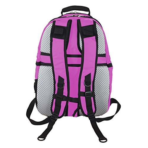 NBA San Antonio Spurs Voyager Laptop Backpack, 19-inches, Pink - Thumbnail 4