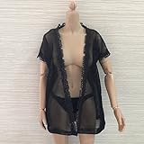 Jili Online 1:6 Scale Accessories Black Net Nighty Nigh Wear Set for 12'' Female Action Figure Clothes