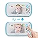 TENKER Video Baby Monitor with Camera and Audio, Baby Monitor with Night Vision, 4.3-Inch LCD Screen, 270°Pan-Tilt-Zoom, VOX, Lullaby, Two Way Talk, Temperature Detection, and Video Record (Blue-1)