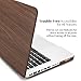GMYLE Wooden Pattern Soft-Touch Frosted Hard Case Cover for Old MacBook Pro 13 inch with CD-ROM (Model: A1278) [2009-2014 Release]