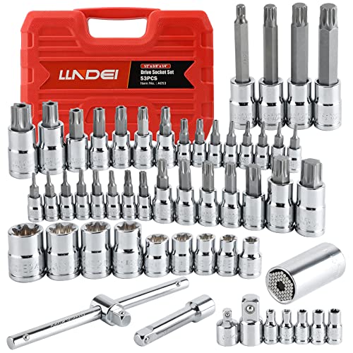 SWANLAKE 34-Piece TORX Bit Set - S2 Steel (T6 To T70) With Case
