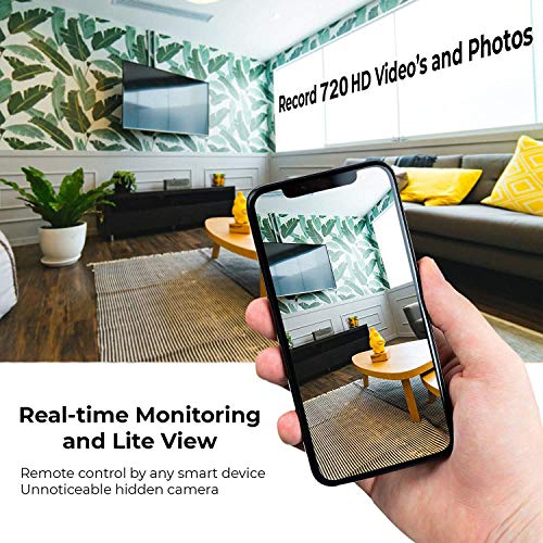 LIZVIE Mini Hidden Camera,iPhone Charger Spy Camera Nanny Cam with USB