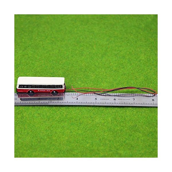 Evemodel 4 STK. Reise Busse Modell Auto mit Beleuchtung Spur N 12V NEU EBS15002-4-EU – Bild 8
