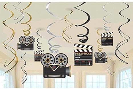 Amazon Com Lights Camera Action Value Pack Party Foil Swirl