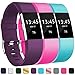GEAK Replacement Bands for Fitbit Charge 2, Adjustable Classic Wristbands for Fitbit Charge 2, Small Plum Rose Teal