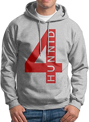 Just Tinge Men YG Rapper Yg 4 Hunnid Degreez Logo Fashion Hoddie Ash