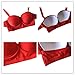 Amourri Womens Retro Vintage Polka Underwire High Waisted Swimsuit Bathing Suits Bikini,Red+blue,US 10-12=Tag Size 2XL