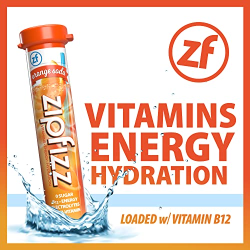 Zipfizz Energy Drink Mix, Electrolyte Hydration Powder with B12 and