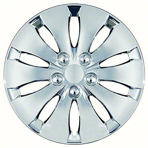 Aftermarket Wheel Covers; 16 Inch; Chrome Finish; Abs; 10