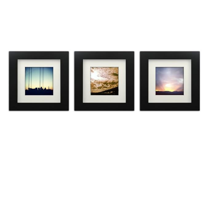 Tiny Mighty Frames Natural Wood, 6x6 Square Photo Frame (4x4 Matted) (3