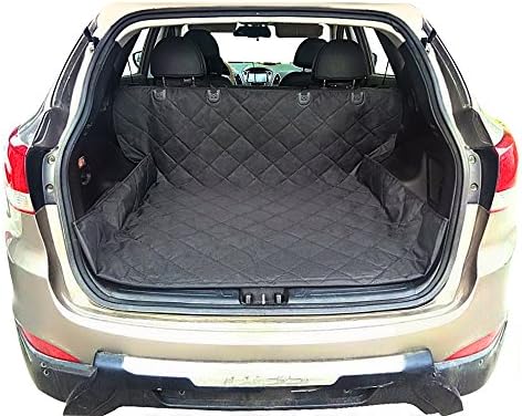 GoLoveFun Dog Cargo Liner for SUV / Non Slip Heavy Duty Canine Cargo Cover for Any Animal (Black,S)