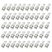 uxcell 50PCS Car T10 2825 5 White SMD 5050 LED Car Wedge Side Light internal