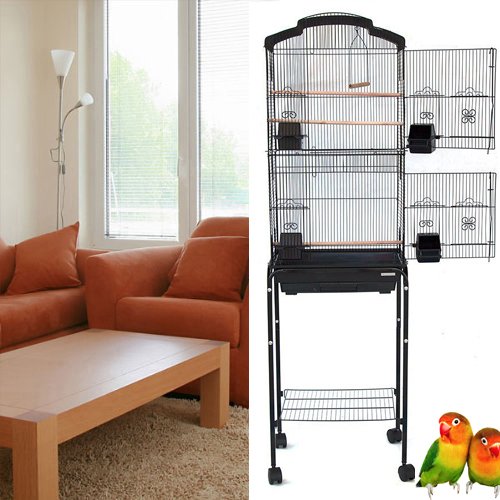 Buy Mcage 63Inch Large Flight Bird Cage for Cockatiel Quaker Parrot