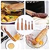 XKiss-Wooden-Spurtles-Set-5-Pcs-Cooking-Utensils-Natural-Set-for-Kitchen-Heat-Resistant-Nonstick-Wood-Cookware-with-Hanging-Hole-Slotted-Spatula-for-Stirring-Mixing-Serving XKiss Wooden Spurtles Set, 5 Pcs Cooking Utensils Natural Set for Kitchen, Heat Resistant Nonstick Wood Cookware with…