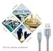 LOVRI 3Pack 6FT iPhone Nylon braided Lightning Cable USB Charging Cable Cord for iPhone 7/7plus/6s/6s plus/6plus/6/5s,iPad Mini, Air,iPad5,iPod,Compatible with iOS10.(gray)