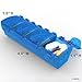 4Thought Large Pill Organizer, 7 Day Med Manager, Durable Pill Organizer, Moisture-Proof Pill Planner