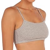Fruit of the Loom womens Spaghetti strap Pullover Sports Bra, 3-Pack