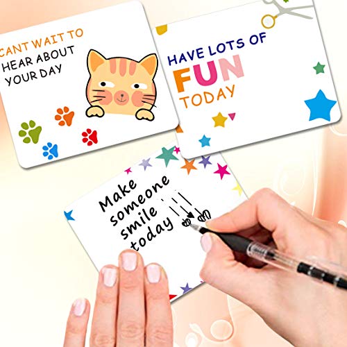 Kids School Lunch Box Notes - 30 Inspirational Motivational Lunchboxes Greeting Card For Boys Girls, Affirmation Encouragement Fun Love note cards, Thinking of You/Encouraging Student Teens,D01
