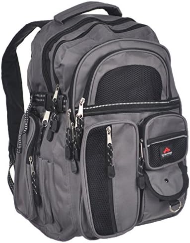 Trailmaker "Organizer Supreme" Backpack - charcoal gray, one size