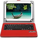 IVSO Lenovo Tab 2 A10/ Lenovo TAB-X103F Tab 10 Keyboard case -Ultra-Thin DETACHABLE Bluetooth Keyboard Stand Case for Lenovo Tab 2 A10-70/ Tab 3 10 Business TB3-X70/ TAB-X103F Tab 10 Tablet, Black