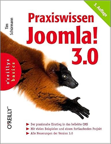 Praxiswissen Joomla 30 Amazonde Tim Schürmann Bã¼cher - 