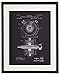 IDIOPIX Tesla Patent Prints Chalkboard Art Print Set of 6 Prints UNFRAMED No.1
