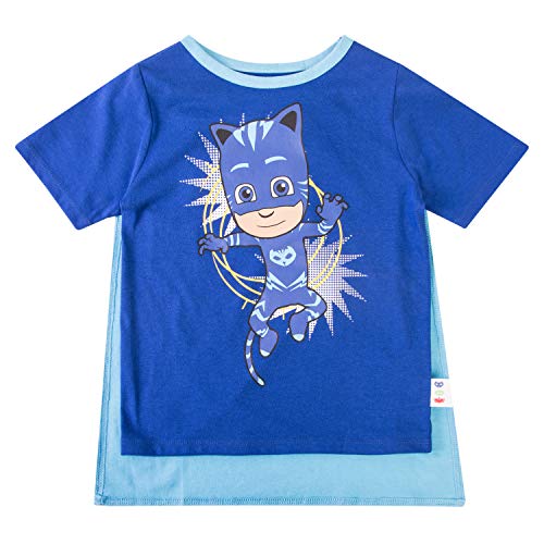PJ Masks Short Sleeve TShirt 2 Pack of PJMASKS Catboy & Gekko Short