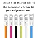 USB Type C Cable, Wilist 6 Pack Short USB C Cable with Keychain USB A to C Cable Sync Fast Charging Cord Support Quick Charge 3.0 and 2.0 Charger for Samsung LG Google and More Type C 3.1 Device 8Inch