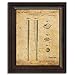 3 pc Framed Modern Patent Set - Baseball 14