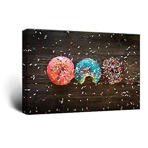 Doughnuts With Sprinkles - Canvas Art