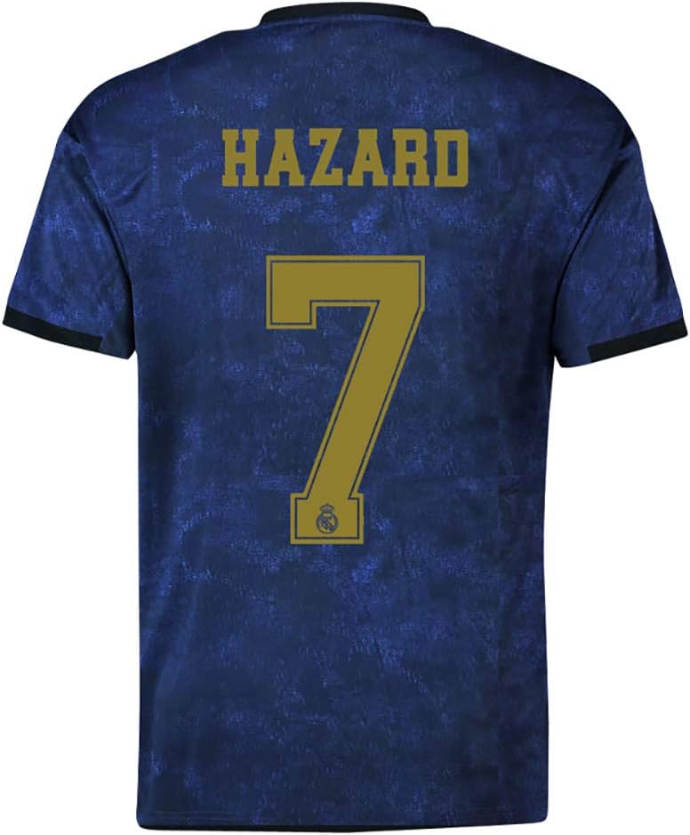 19-20 Season Men Soccer Jersey Real Madrid Away Football Shirt # 7 Hazard Soccer Uniform