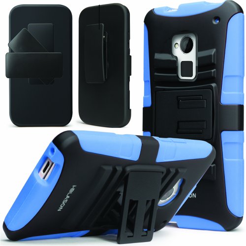 i-Blason For HTC One MAX (5.9 Inch Display) Prime Series Dual Layer Armored Hybrid Case with Kick Stand (Blue) i-Blason For HTC One MAX (5.9 Inch Display) Prime Series Dual Layer Armored Hybrid Case with Kick Stand (Blue)