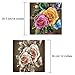Hestya 2 Pieces Flower Diamond Painting DIY Kit Rhinestone Painting Craft Supply for Art Craft DIY Home Decoration